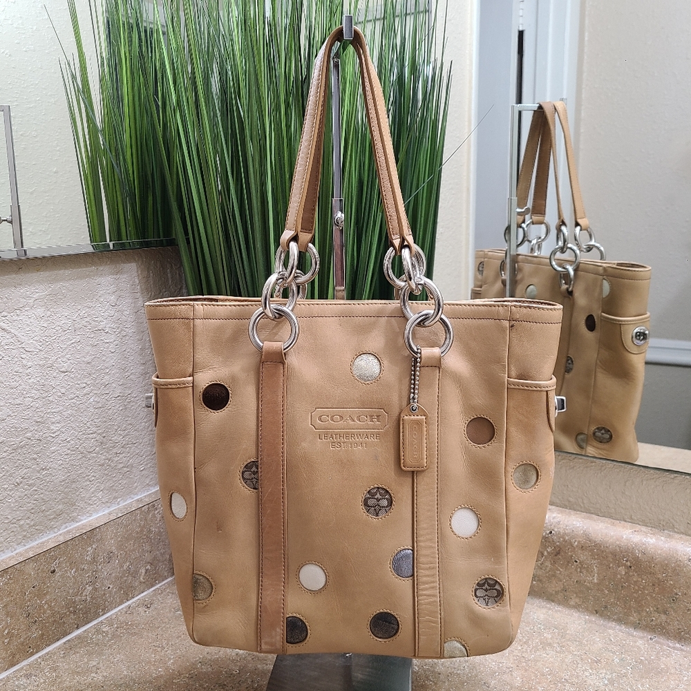 Coach Polka Dot F10651 Limited Edition Hobo Bag
